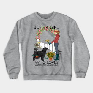 Just A Girl - Black Lion Crewneck Sweatshirt